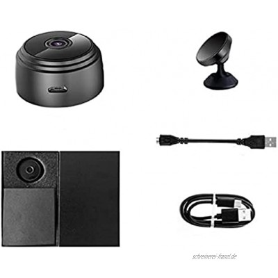 GGDK Anhängerkupplungs-Überwachungsgerät Mini-Spionagekamera Wireless Hidden WiFi mit Telefon-App 1080P HD Home Security Cams für Zuhause Büro Auto Upgrade-Paket