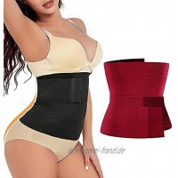 Lioncool Snatch Me Up Bandage Wrap Instant Body Shaping Bandage Wrap Verstellbare Bequeme Rückenbandagen Unsichtbares Material Trainer Wine Red