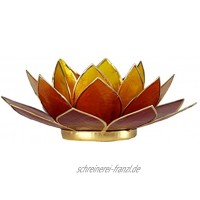 Lotus Teelicht Kerzenhalter aus Capiz Muscheln in 3 Colours
