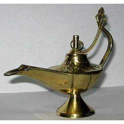 artcollectibles Indien Vintage Messing Öllampe Aladin Chirag Deko Handwerk Messing Räuchergefäß
