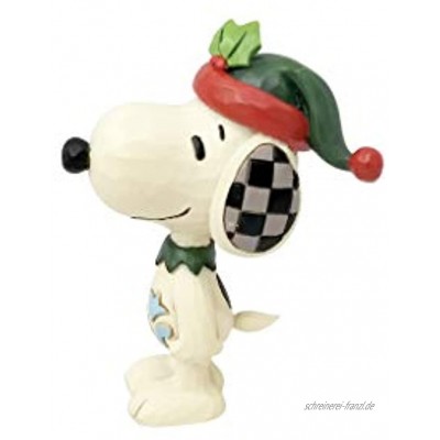 Enesco Jim Shore Peanuts Snoopy Elf Miniatur-Figur Mehrfarbig