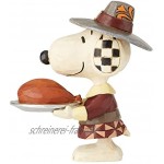 Enesco Peanuts by Jim Shore Thanksgiving Snoopy Pilgrim Miniatur-Figur 8,9 cm Mehrfarbig