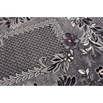 Tapiso Designer Teppich Wohnzimmer Teppich SCHÖN Muster IN GRAU BEIGE ROT 160x230 cm