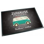 Werbetreff Gera Fußmatte mit Name Bus Camper Abenteuer 50 x 35 cm