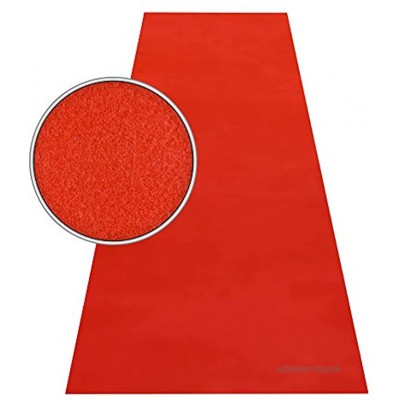 HOMEFACTO:RI Roter Teppich VIP Läufer Event Teppich Premierenteppich Wunschmaß rot 1m Länge:600 cm