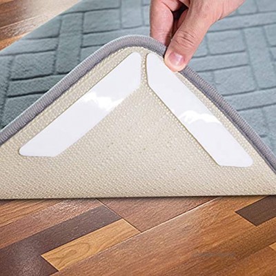 Hosung Antirutschmatte Teppiche 16 Stück Waschbar Antirutschmatte für Teppich Wiede Rverwendbar Teppichunterlage Teppichstopper Idealer Rutschschutz für Teppich