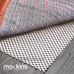 Mockins Premium-Teppichunterlage rutschfest hält Ihre Teppiche an Ort und Stelle und sicher auf allen harten Böden oder harten Oberflächen | wendbar und anpassbar 3x5 weiß