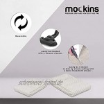 Mockins Premium-Teppichunterlage rutschfest hält Ihre Teppiche an Ort und Stelle und sicher auf allen harten Böden oder harten Oberflächen | wendbar und anpassbar 3x5 weiß