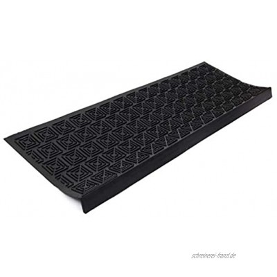 Stufenmatten Gummi Fußmatte Matte 25x75 cm Treppenmatte Antirutschmatten Griechisches Design 1 Stück