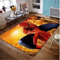 Lionpapa_mural Spiderman Avengers Spielmatte Wohnzimmer Teppich Kinderzimmer Teppich Flur Boden Teppich Schlafzimmer Nachttisch Mat160X230Cm