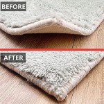 Teppich-Greifer waschbar abnehmbar rutschfest 16 Stück doppelseitiges Anti-Curling-Eck-Teppichband hält Ihren Teppich an Ort und Stelle und macht die Ecke flach Teppichband für Hartholzböden.