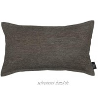 McAlister Textiles Plain Chenille | Kissenbezug für Sofa Couch in Anthrazit Grau | 60cm x 40cm | Samt flauschig in 10 Farben erhältlich | einfarbige Uni Deko Kissenhülle