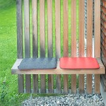 2er Set Filz Sitzkissen als Wendekissen ausgeführt in 3 verschiedenen Farbkombinationen Set als Stuhlauflage für Haus und Garten