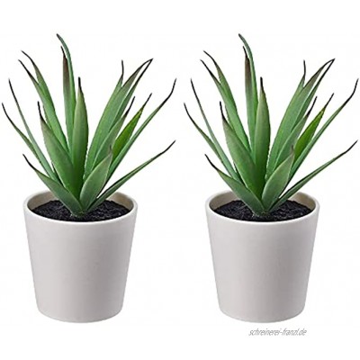 Ikea Fejka Mini-Pflanzen Sukkulenten in 6 cm-Töpfen 2 Stück plastik weiß 2er-Set