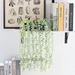 ZENMAG Künstliche hängende Pflanzen gefälschte Pflanzen Dekor Satz von 2 künstliche Eukalyptus-Pflanzen für Home Decor Indoor Schlafzimmer Ästhetik