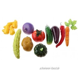 Amuzocity Künstliches Gemüse Spielzeug Nachahmung Lebensmittel Home Store Display Fotografie