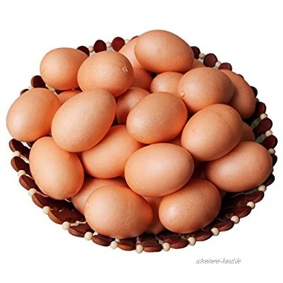 Lorigun 10 stücke Künstliche Ei Gefälschte Lebensmittel Faux Küche Decor Theater Prop