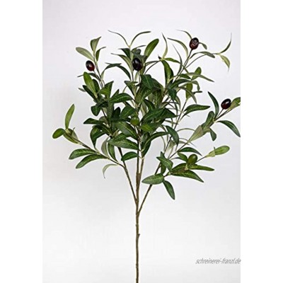 Olivenzweig Korsika 75cm ZF Kunstpflanzen künstlicher Zweig Oliven