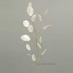 Silberdollar Lunaria Zweig 86 DP Kunstzweig künstlicher Silberblatt Zweig Kunstpflanzen