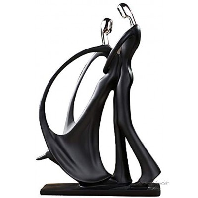 Aideal Romantisches Tanzpaar abstrakte Kunst-Skulptur Ornament Figur Heimdekor Stil B
