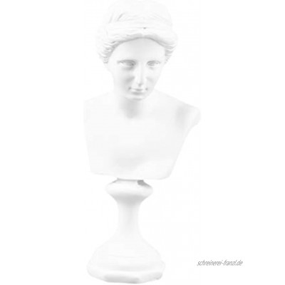 CLISPEED Aphrodite Skulptur Venus Statue Göttin Der Liebe Große Büste Griechische Römische Göttin Statue für zu Hause Tischdekoration