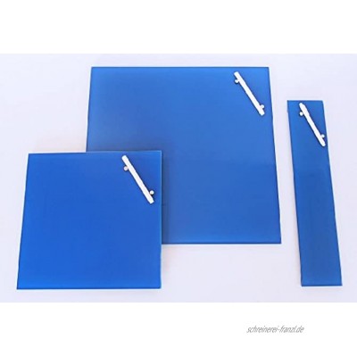 CORKLINE GLAS MAGNETTAFEL blau 35x35 NEU PINNWAND MAGNETBOARD MEMOBOARD