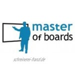 Master of Boards® Glas Magnettafel Lissabon 5 Größen wählbar 30x45cm