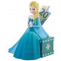 Bullyland 13070 Spardose Disney Die Eiskönigin Frozen Prinzessin Elsa ca. 16 x 15 cm tolle Sparbüchse für Kinder verschließbare Figur ideal als Geschenk und Dekoration