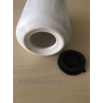 Spardose Sparbüchse Geld-Dose Wiederverschließbar Farbe Weiß Sport Fitness Keramik Bedruckt