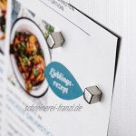 OfficeTree 100 Magnet Würfel Neodym 5x5x5 mm extra-stark für Whiteboard Magnet-Tafel Pinnwand Kühlschrank Premium-Qualität