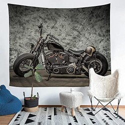 Wandteppich Tapisserie Motorrad Wandbehang Wandtuch Wandteppich Druck für Picknick 130 x 150 Cm