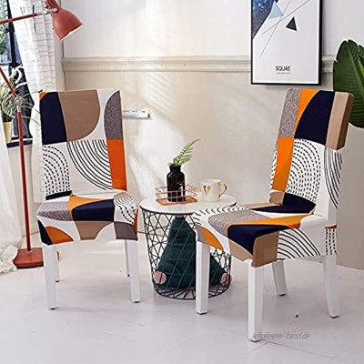 1 Stück Set Stuhlbezug Box dekorative Haushaltsgegenstände weiche Stuhlhülle geeignet für Restaurant maschinenwaschbar A4 4 Stück