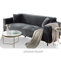 FREEMY Sofabezug Universal Elastic Velvet Sofabezug Geeignet für alle Sofas mit Armlehnen L-förmiges Ecksofa muss Zwei Sofabezüge kaufen
