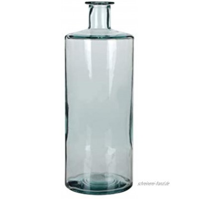 MICA Decorations Guan Flasche Vase Glas transparant H. 40 cm D. 15 cm
