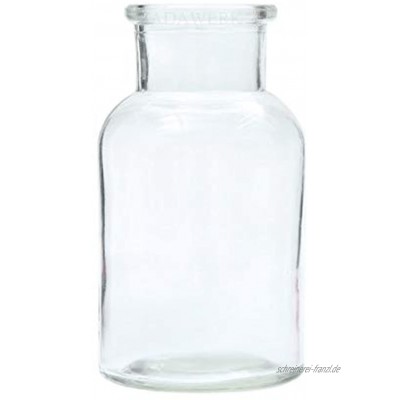 ZADAWERK® Mini-Vase Glas 12 Stück Dekoration Hochzeit Konfirmation