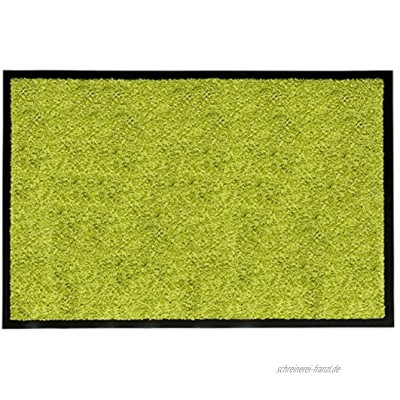 andiamo Fußmatte Verdi Türmatte Sauberlaufmatte für Innen- und überdachte Außenbereiche mit rutschhemmender Rückseite Fußabtreter 60 x 90 cm grün