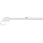 Lichtblick CSK.55.01 Gardinenstange Klemmfix ohne Bohren ausziehbar Weiß 55-85 cm
