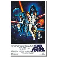 Star Wars A New Hope Episode IV Filmposter Aluminium Metallschild Türschild Wand Skywalker Darth Vader Film