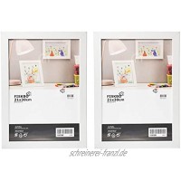 Ikea Fiskbo Bilderrahmen A4 21 x 30 cm weiß 2 Stück