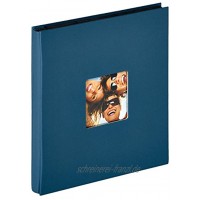 Walther design EA-110-L Fun Einsteckalbum für 400 Fotos im Format 10 x 15 cm blau
